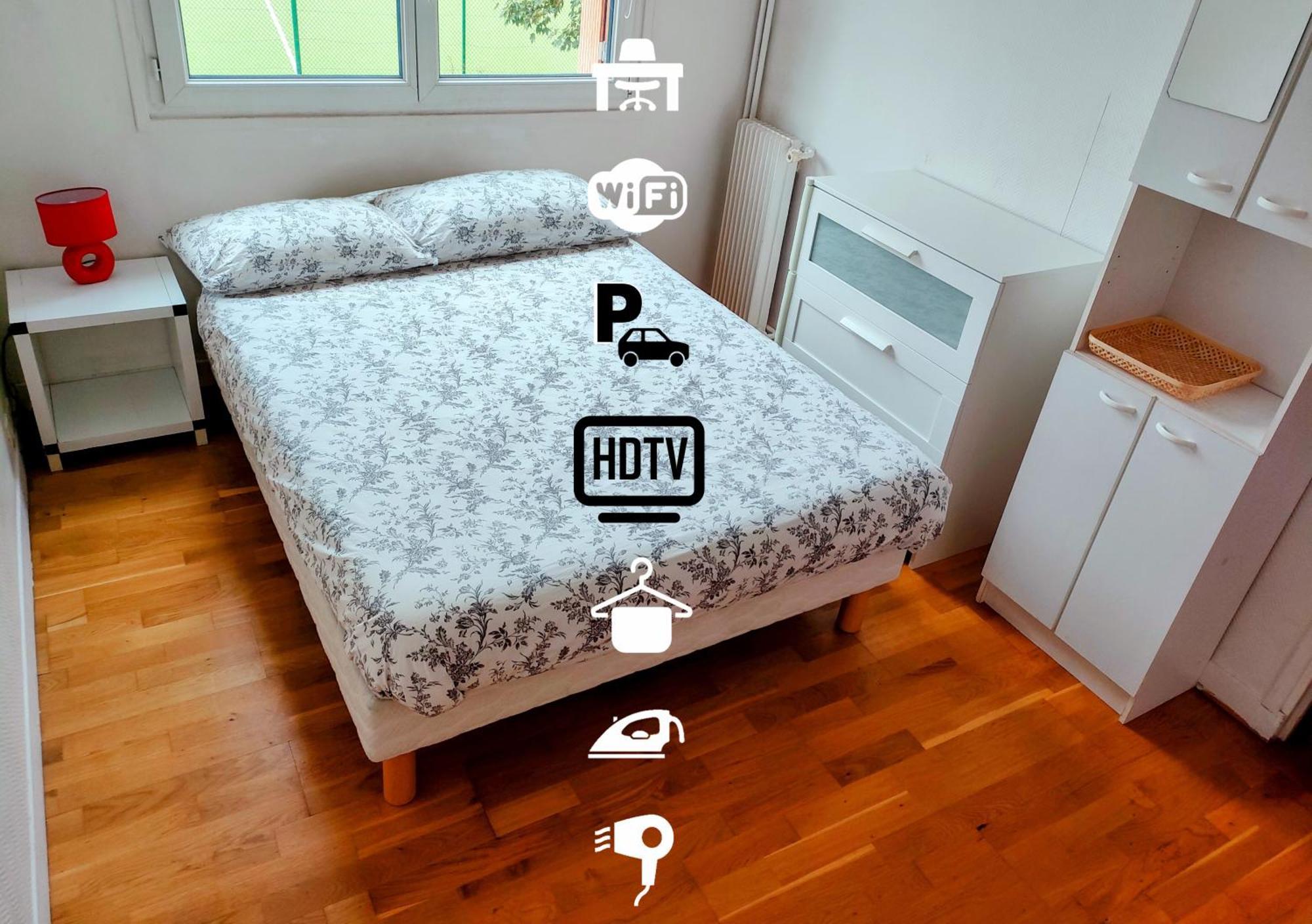 Room & Parking In Shared Appartment With Proprietor L 25 Mins From Paris Gare Du Nord, Cdg Airport & Stade De France Montmagny 外观 照片